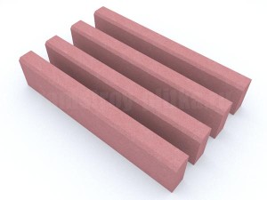Бордюр БР 100.20.8 красный