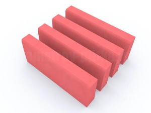 Бордюр БР 50.20.7 красный