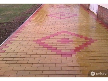 укладка плитки старый город в деревня бритово фото 1